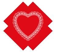 Gif animé coeur découpé